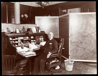 Chauncey Depew nel suo ufficio, New York, 1898 (stampa al gelatino d